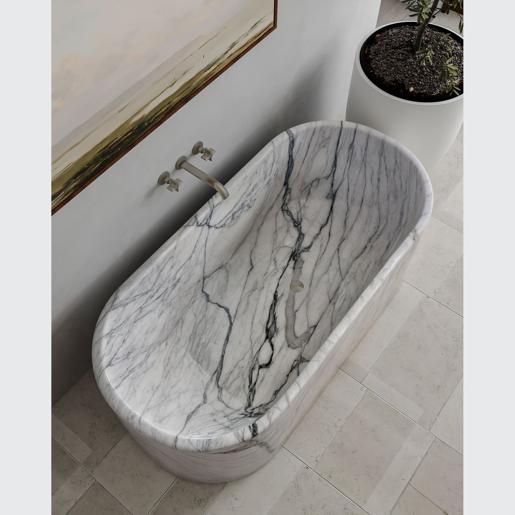 Ratna Marble Bathtub gallery detail image