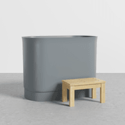 Josei Small Japanese Soak Tub- MGF01 gallery detail image