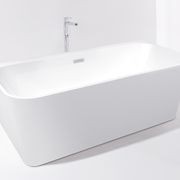 Curve Mini Back-to-Wall Acrylic Bath gallery detail image