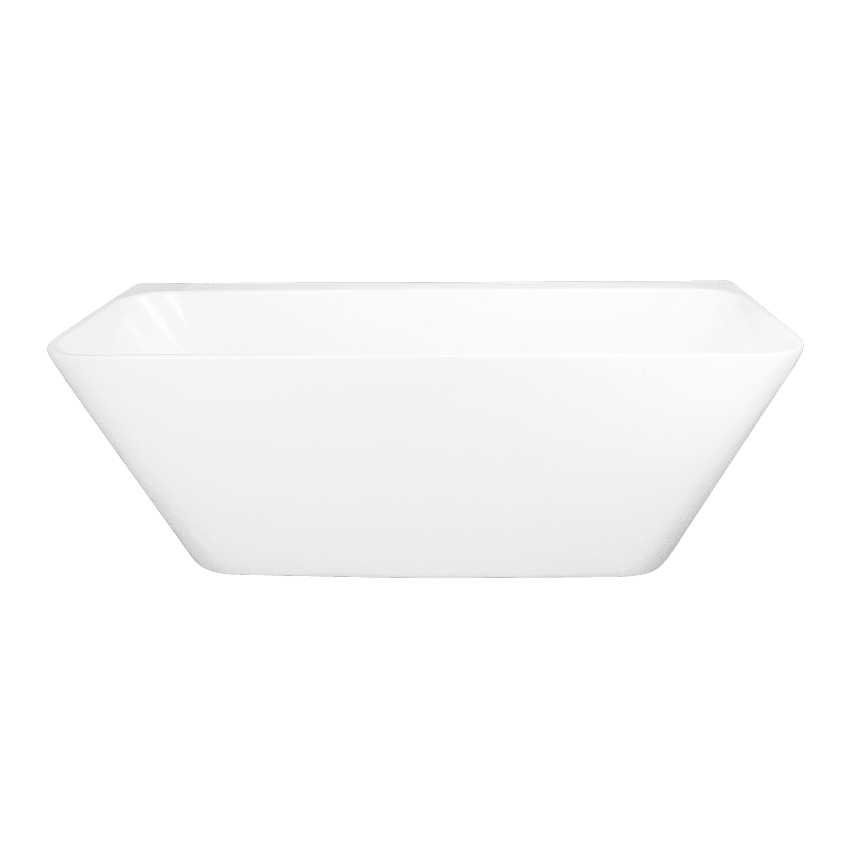 Tilt Back To Wall Bath 1705mm Gloss White Acrylic gallery detail image