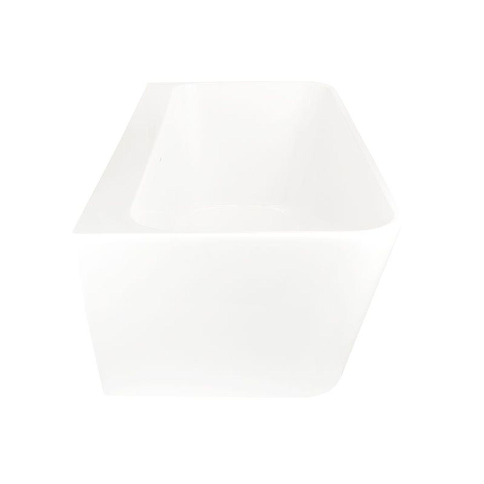 Tilt Back To Wall Bath 1705mm Gloss White Acrylic gallery detail image