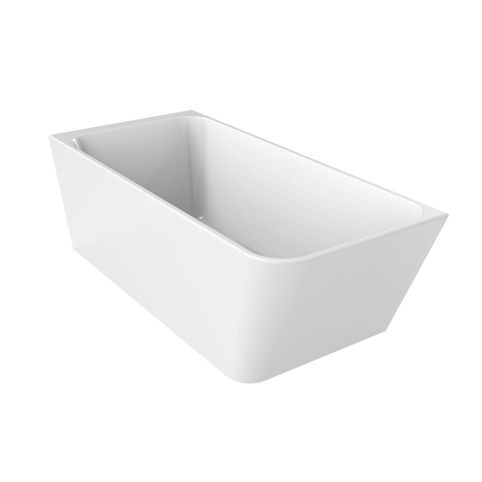 Tilt LH Corner Bath 1700mm Gloss White Acrylic gallery detail image
