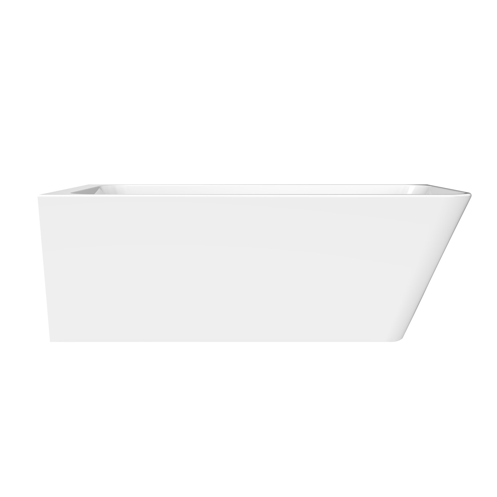 Tilt LH Corner Bath 1700mm Gloss White Acrylic gallery detail image