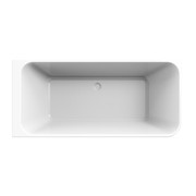 Tilt LH Corner Bath 1700mm Gloss White Acrylic gallery detail image