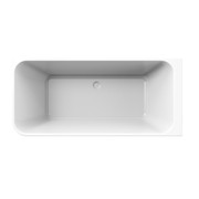 Tilt RH Corner Bath 1700mm Gloss White Acrylic gallery detail image