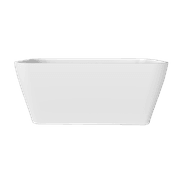 'The Smith' Bath 1500mm Free Standing Gloss White Acrylic gallery detail image