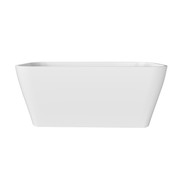 'The Smith' Bath 1500mm Free Standing Matte White gallery detail image