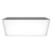 'The Smith' Bath 1500mm Back To Wall Gloss White Acrylic gallery detail image