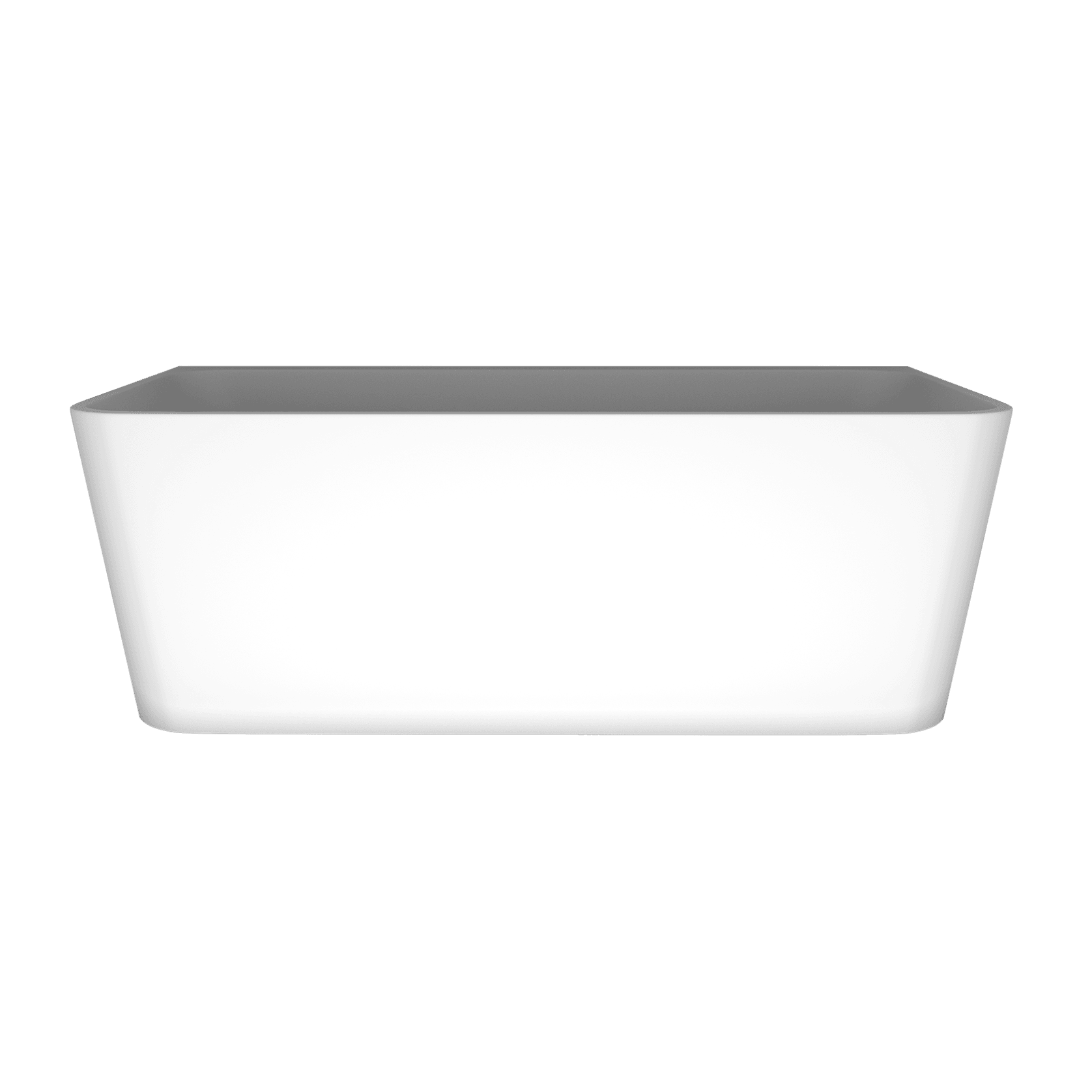 'The Smith' Bath 1700mm Back To Wall Gloss White Acrylic gallery detail image