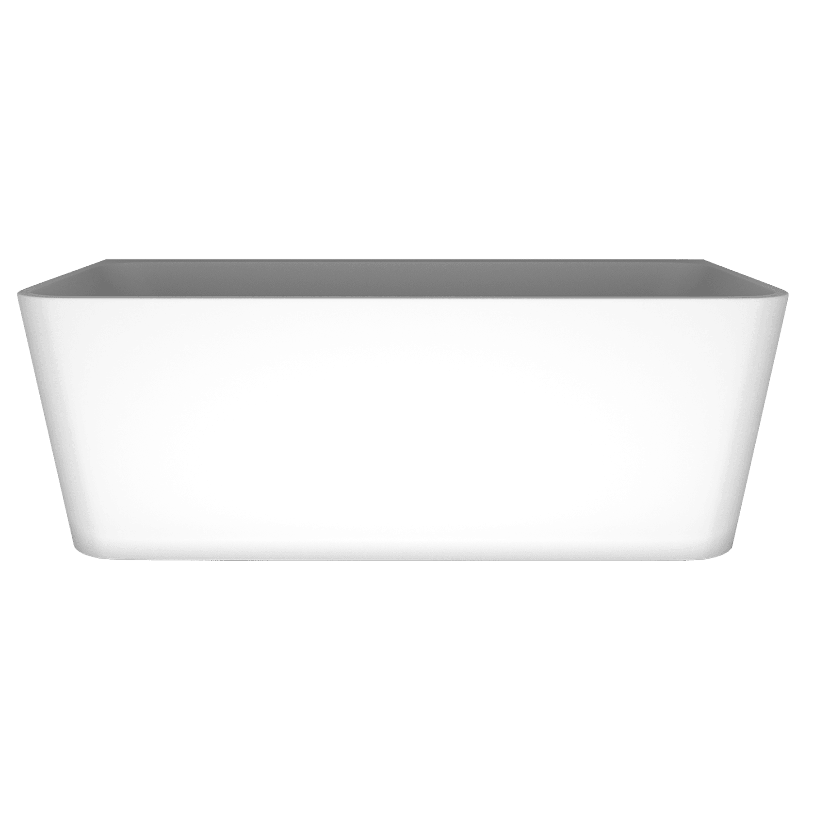 'The Smith' Bath 1700mm Back To Wall Gloss White Acrylic gallery detail image