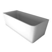 'The Smith' LH Corner Bath 1700mm Gloss White Acrylic gallery detail image
