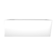 'The Smith' RH Corner Bath 1700mm Gloss White Acrylic gallery detail image