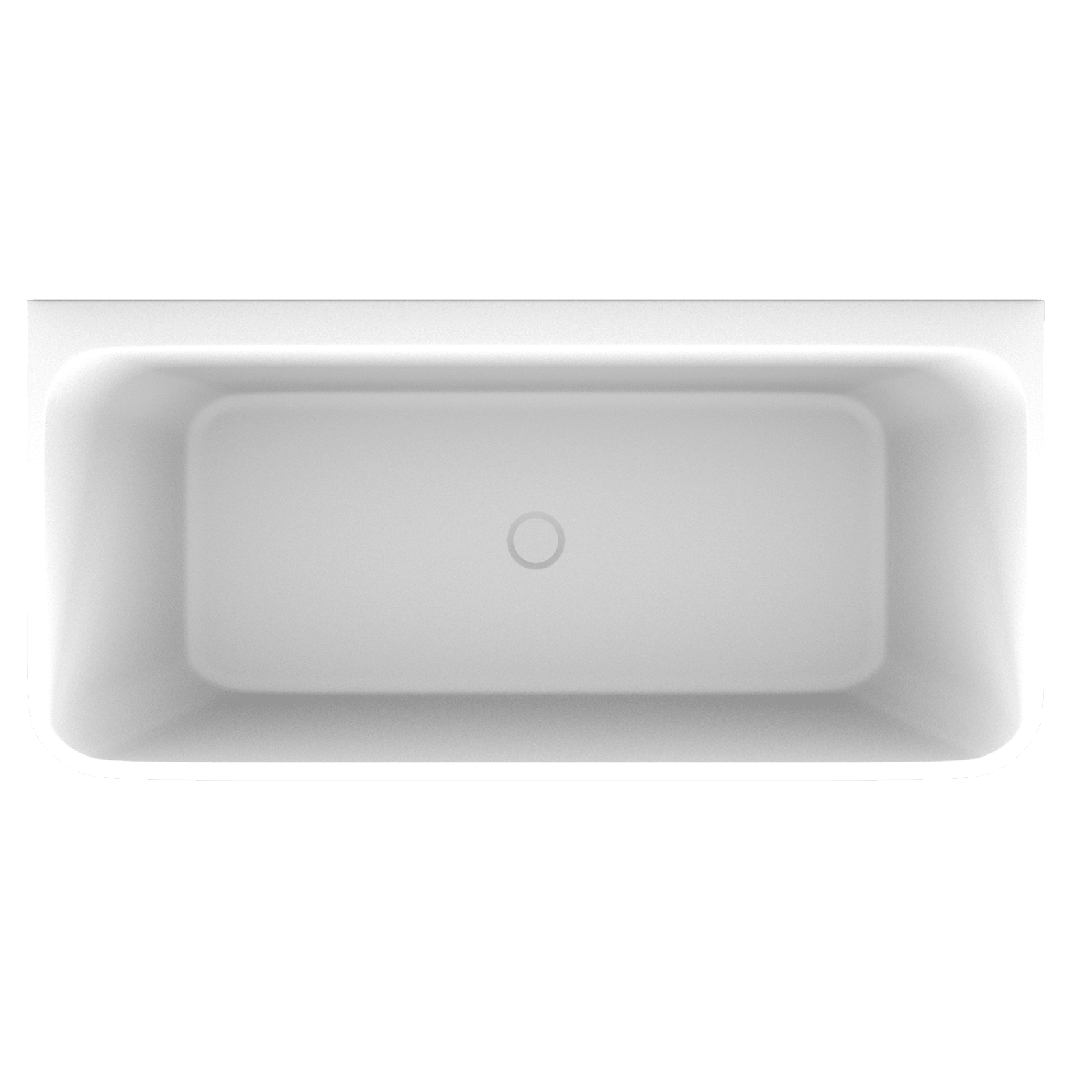 'The Smith' Bath 1700mm Back To Wall Gloss White Acrylic gallery detail image