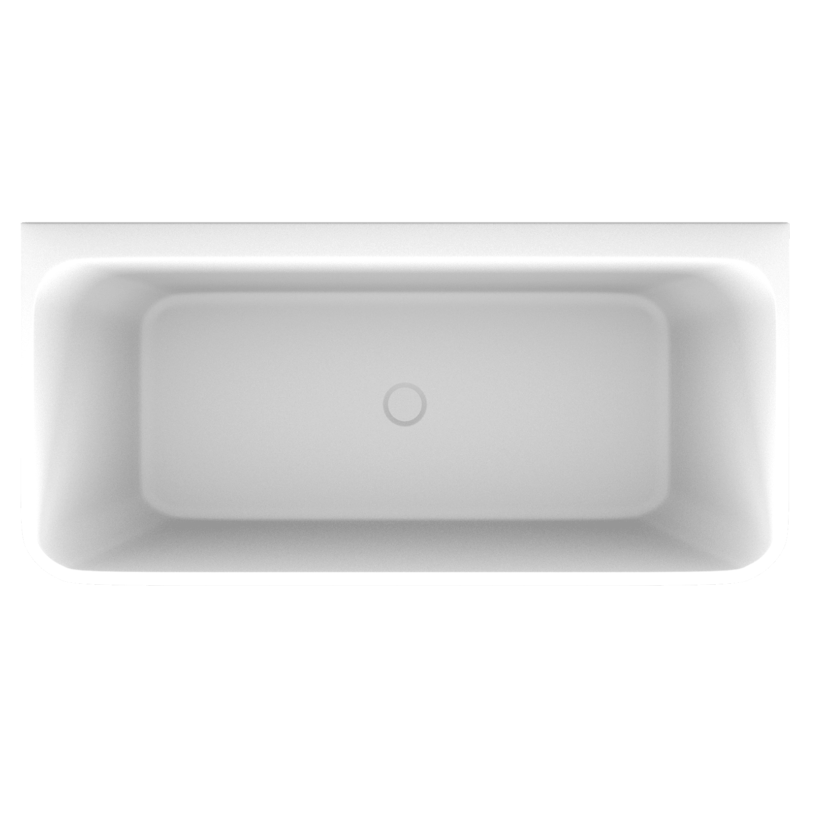 'The Smith' Bath 1500mm Back To Wall Gloss White Acrylic gallery detail image
