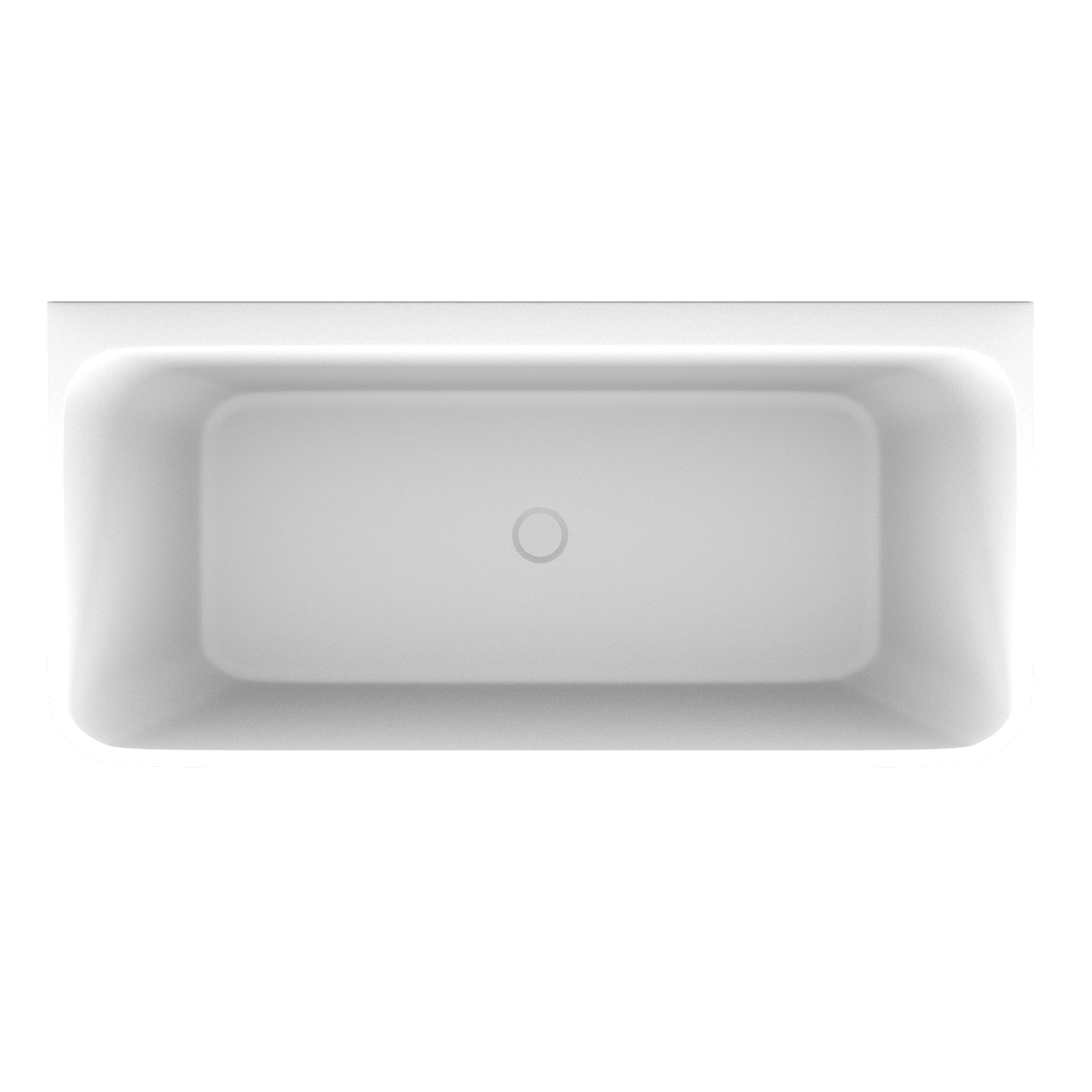 'The Smith' Bath 1500mm Back To Wall Gloss White Acrylic gallery detail image