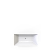 Unika Square Slim Edge W/ Overflow Bath Tub gallery detail image