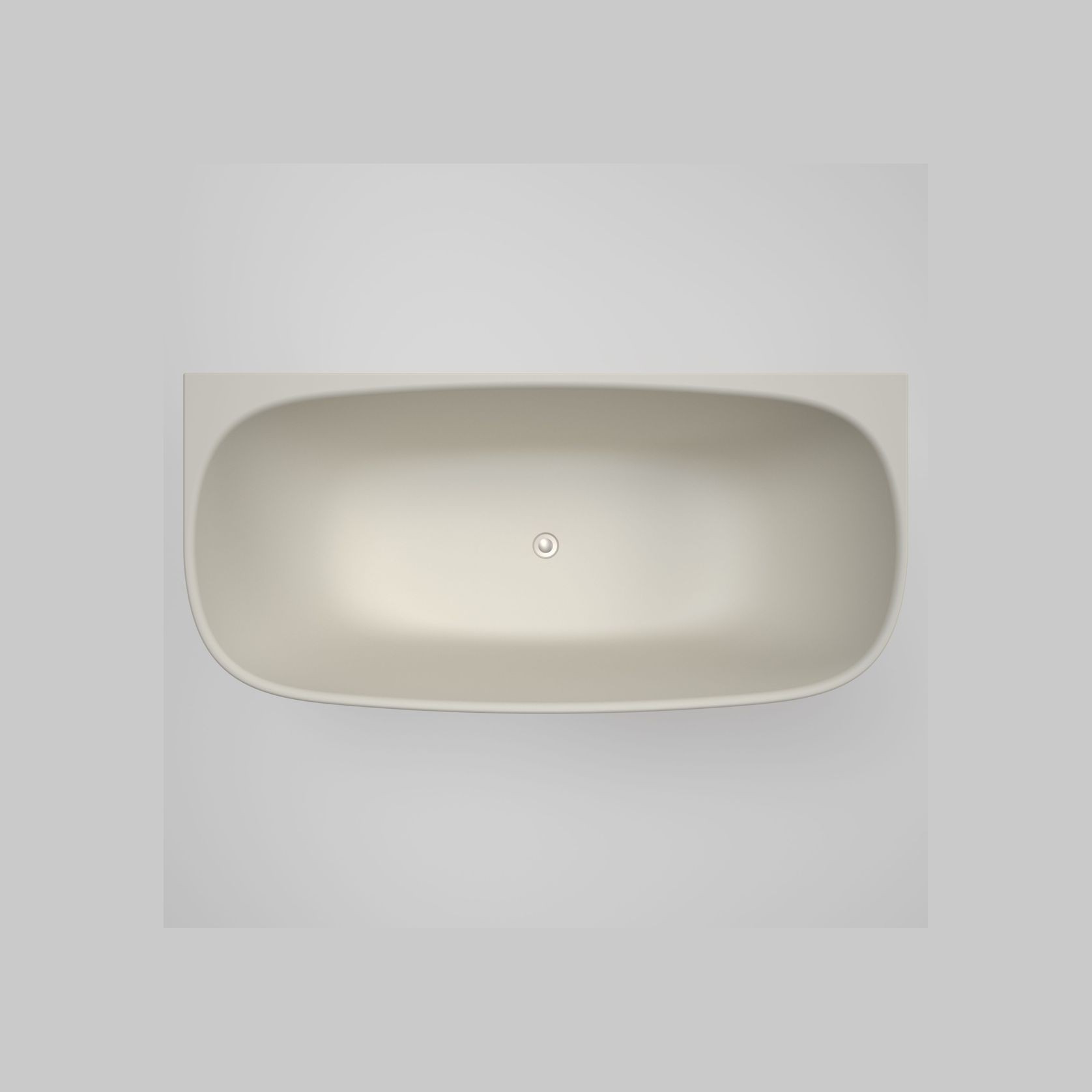 Contura II 1700mm Back to Wall Freestanding Bath  | Matte Clay gallery detail image
