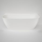 Contura II 1700mm Back to Wall Freestanding Bath | Matte White gallery detail image