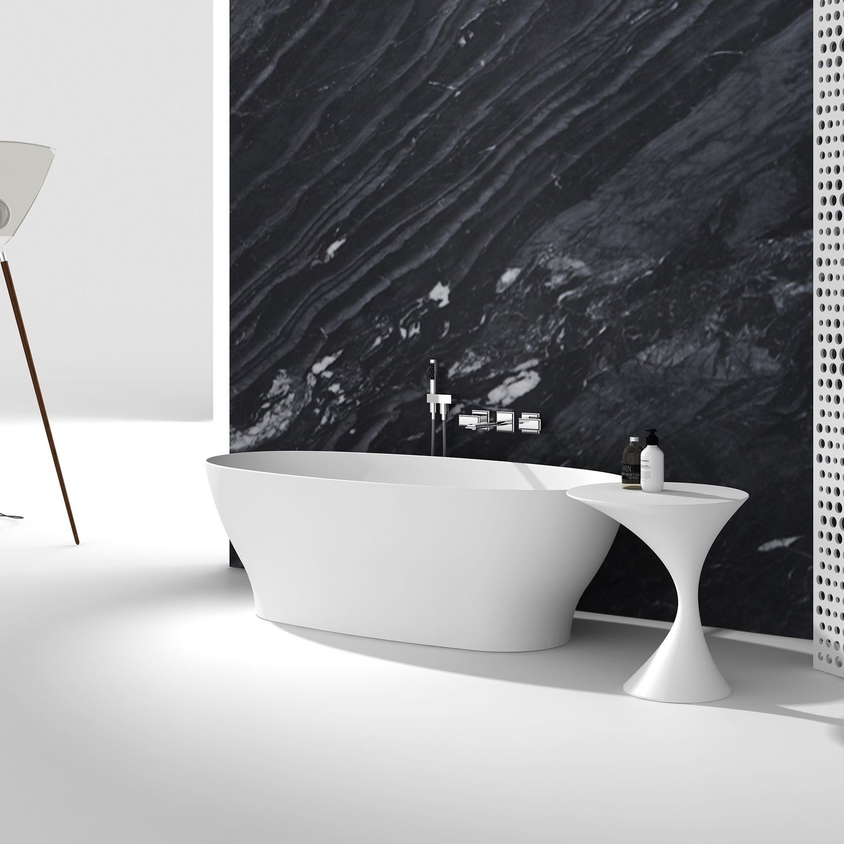 G65157 Freestanding 1700mm Stone Bath gallery detail image