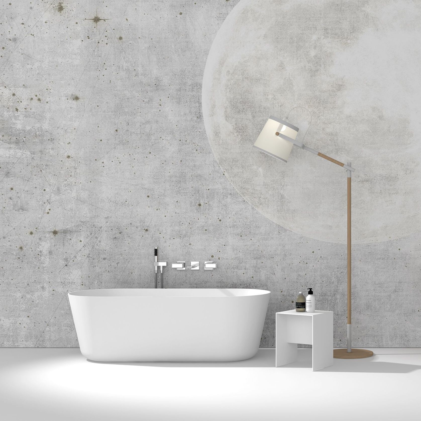 Thin Edge Freestanding Gia Itallii Stone Bath G65160 gallery detail image