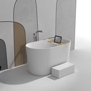 Gia 1350mm Freestanding Soak Tub G65197 gallery detail image