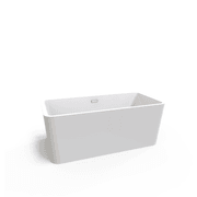 Unika Edge W/Overflow Gloss Bath Tub gallery detail image