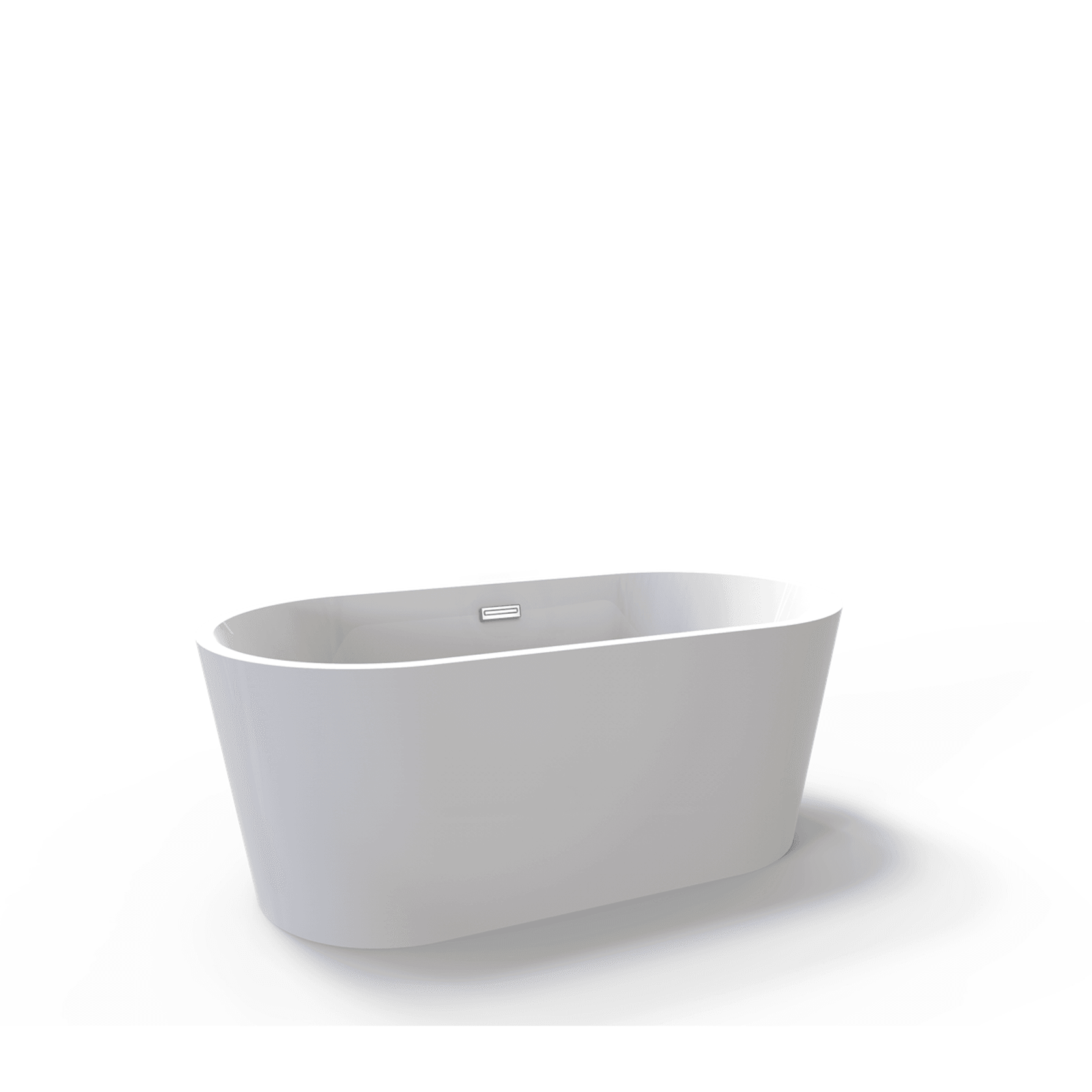 Unika Oval W/Overflow Gloss Bath Tub gallery detail image
