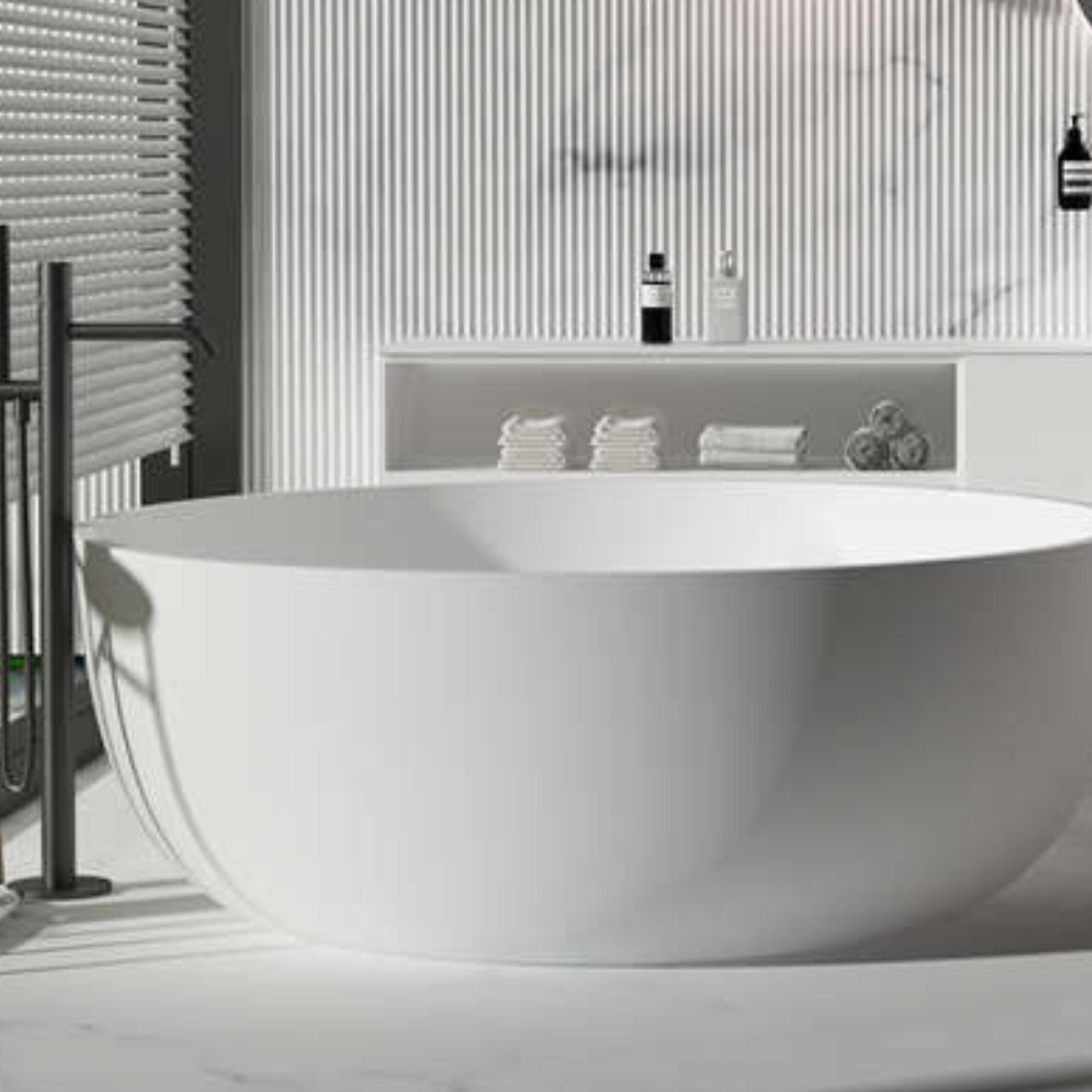 Silvia Circular Lightweight Bath ST13 - Various Sizes gallery detail image