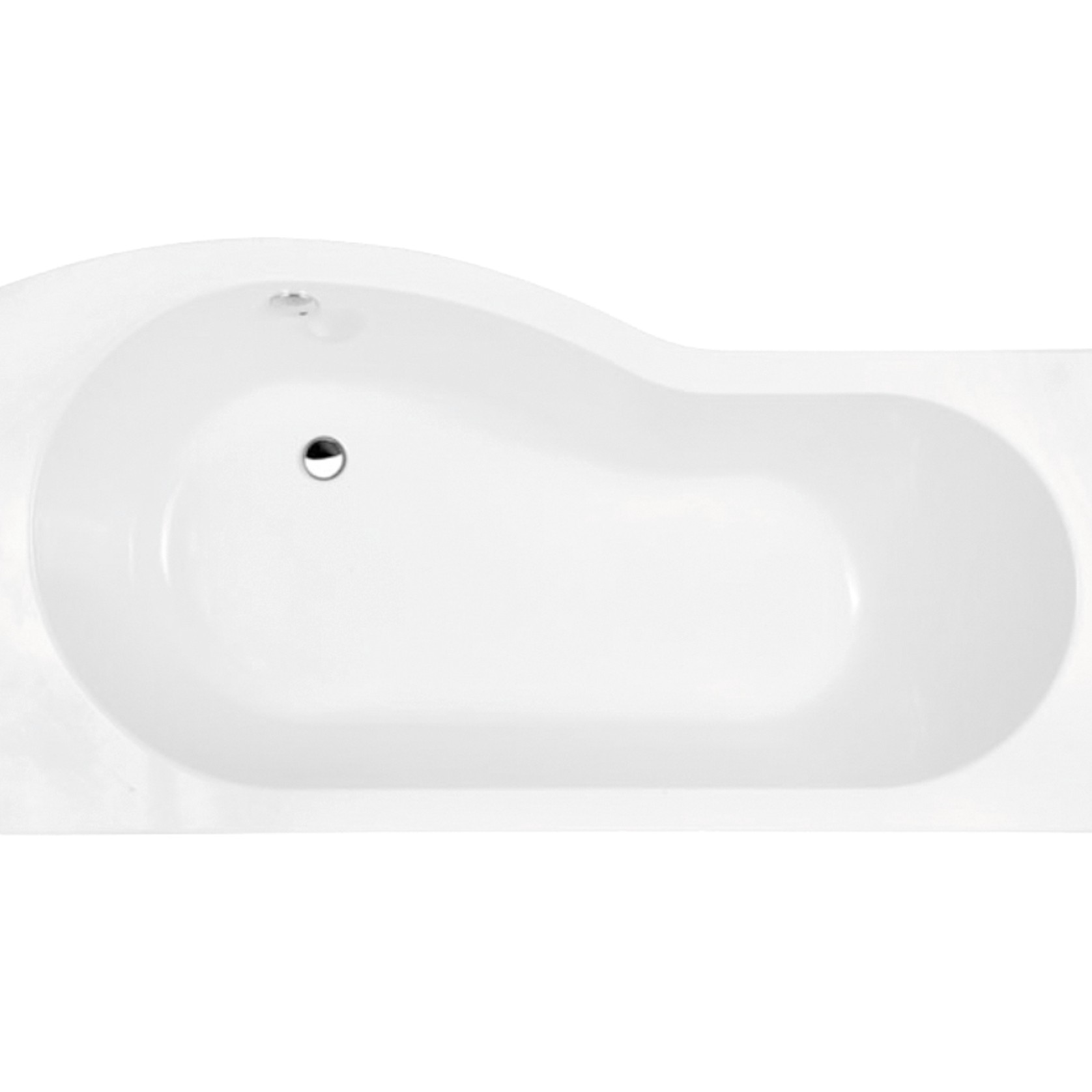 B Shower Acrylic Bath (Right or Left) gallery detail image
