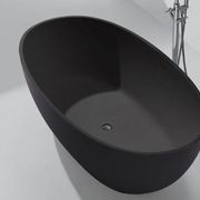 B003-A Classic Matte Black Hugi Bath 1828MM gallery detail image