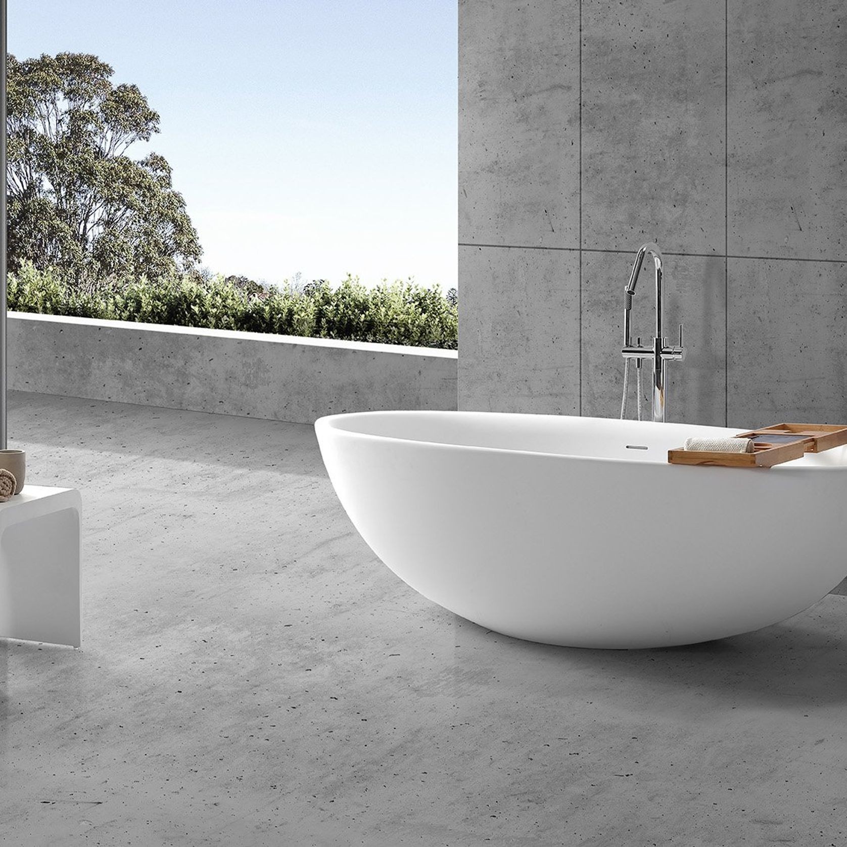 B092 Extra Wide Hugi Bath 1710mm gallery detail image