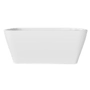 The Smith 1500mm Freestanding Bath Gloss White gallery detail image