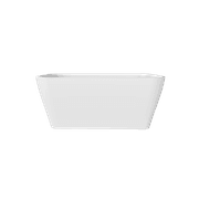 The Smith 1700mm Freestanding Bath Matte White gallery detail image