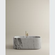 Biju Fluted Marble Bathtub gallery detail image