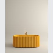 Biju Fluted Marble Bathtub gallery detail image