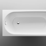 BetteComodo Rectangular Drop-in Bath (Glazed Titanium Steel) gallery detail image