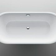 BetteLux Oval Drop-in Bath (Glazed Titanium Steel)
 gallery detail image