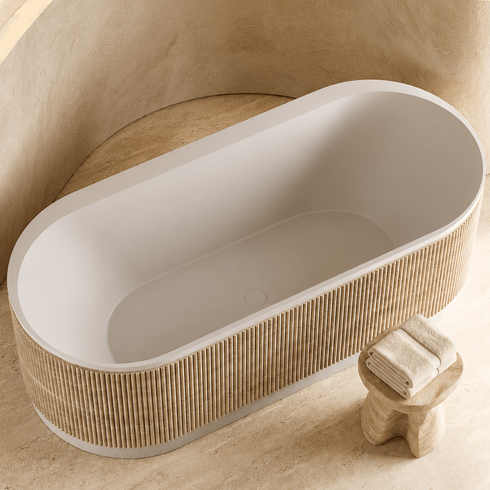 Desert Rock Oasis 1700mm Bath - DRB001 1700 gallery detail image