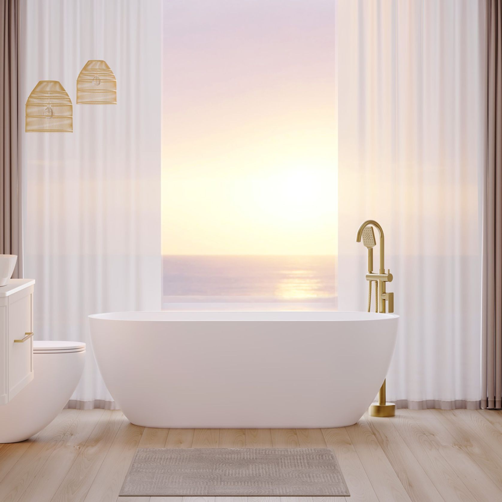 Koko Freestanding Acrylic Baths gallery detail image