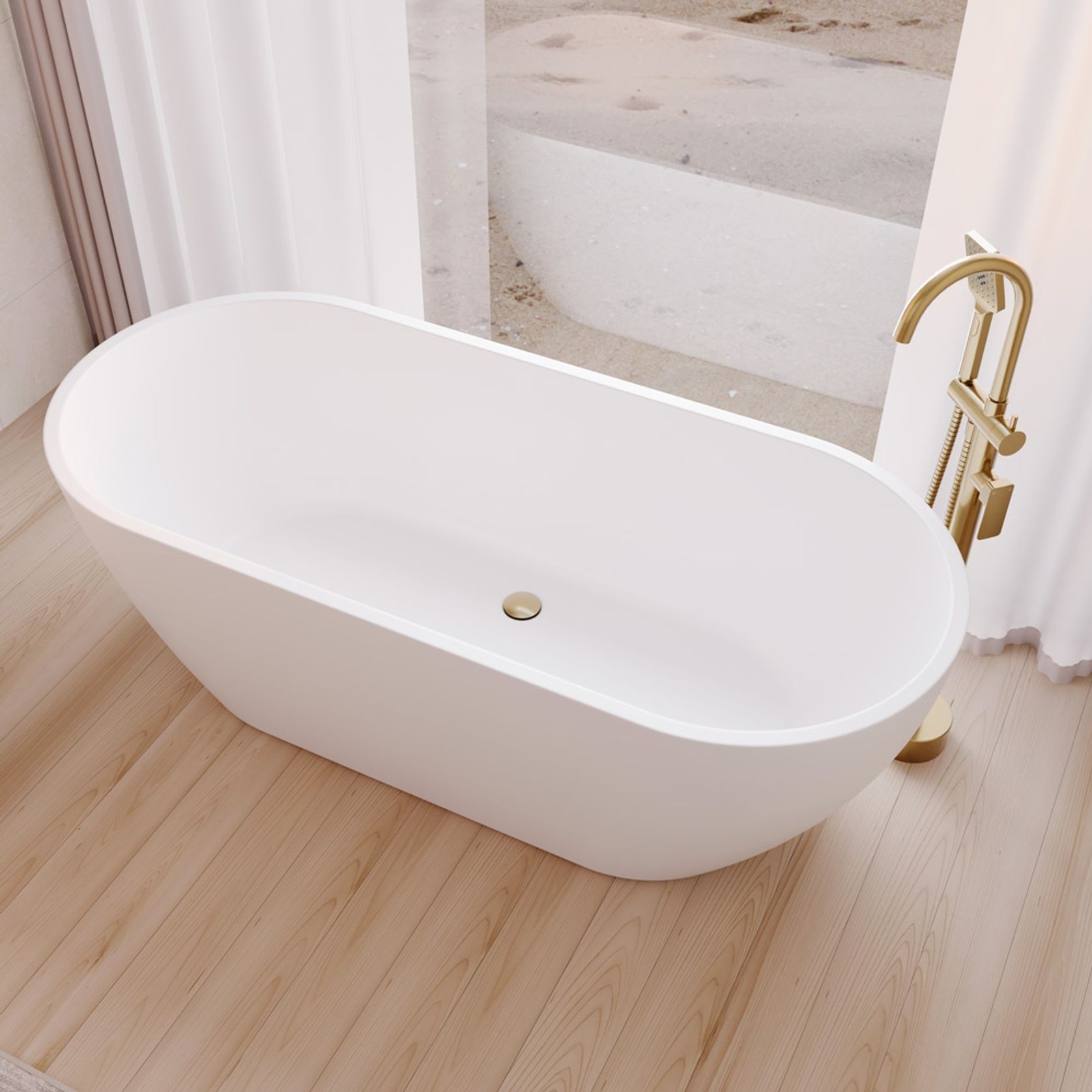 Koko Freestanding Acrylic Baths gallery detail image