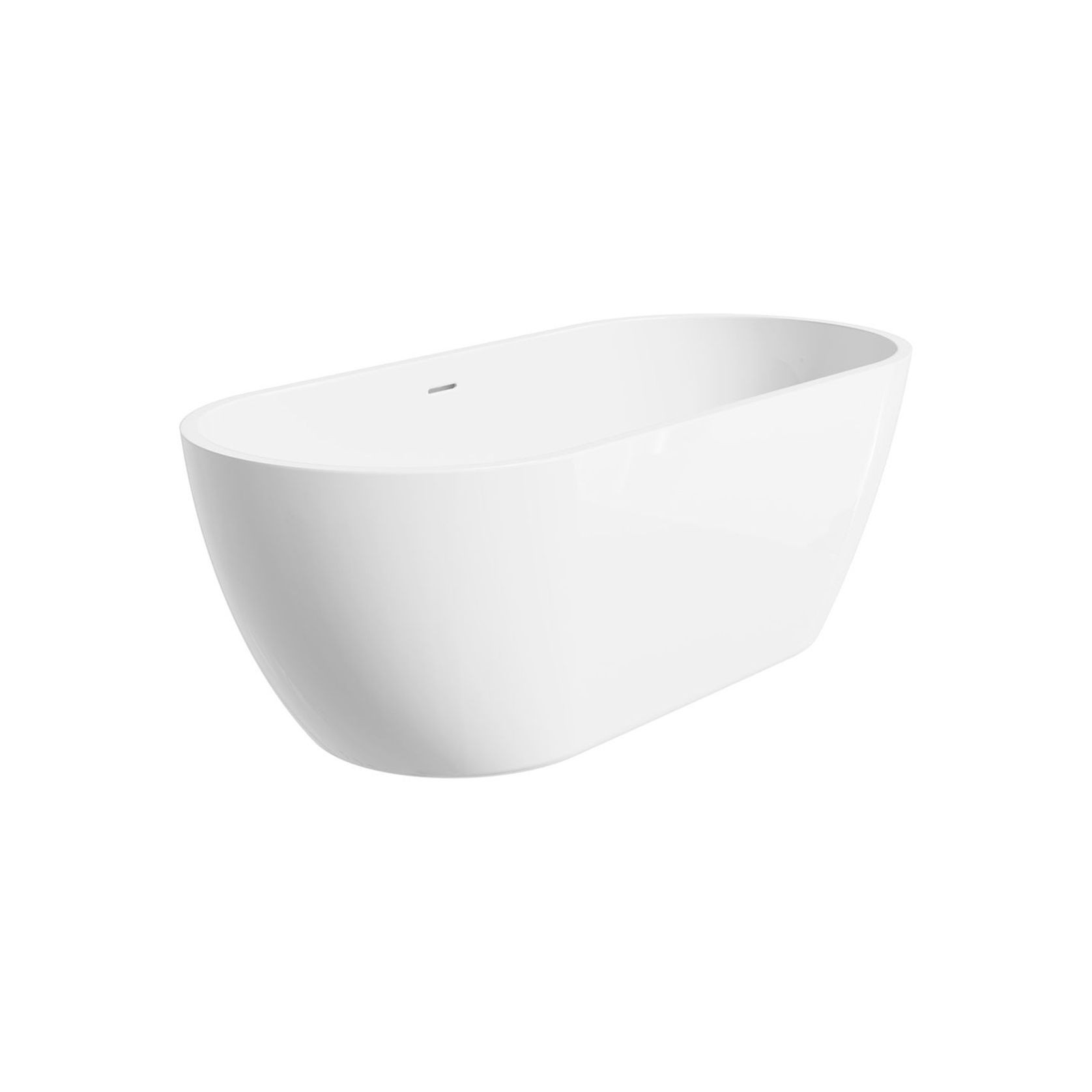 Koko Freestanding Acrylic Bath with Overflow gallery detail image