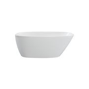 Athenia Freestanding Acrylic Bath with Overflow, 1700mm gallery detail image