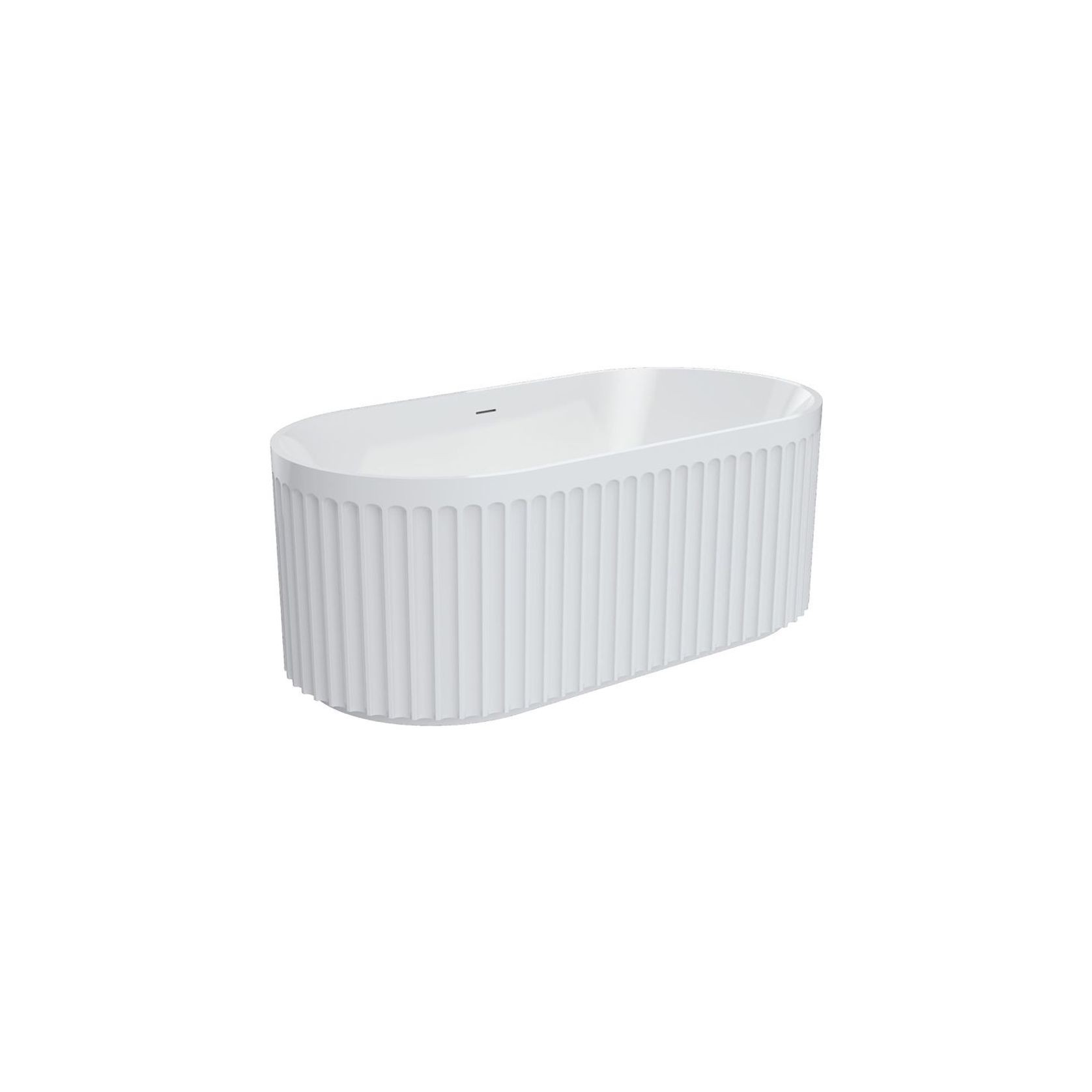 Eleanor Fluted Freestanding Acrylic Bath gallery detail image