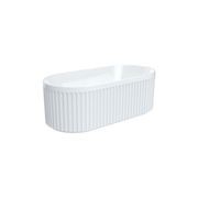 Eleanor Fluted Freestanding Acrylic Bath gallery detail image