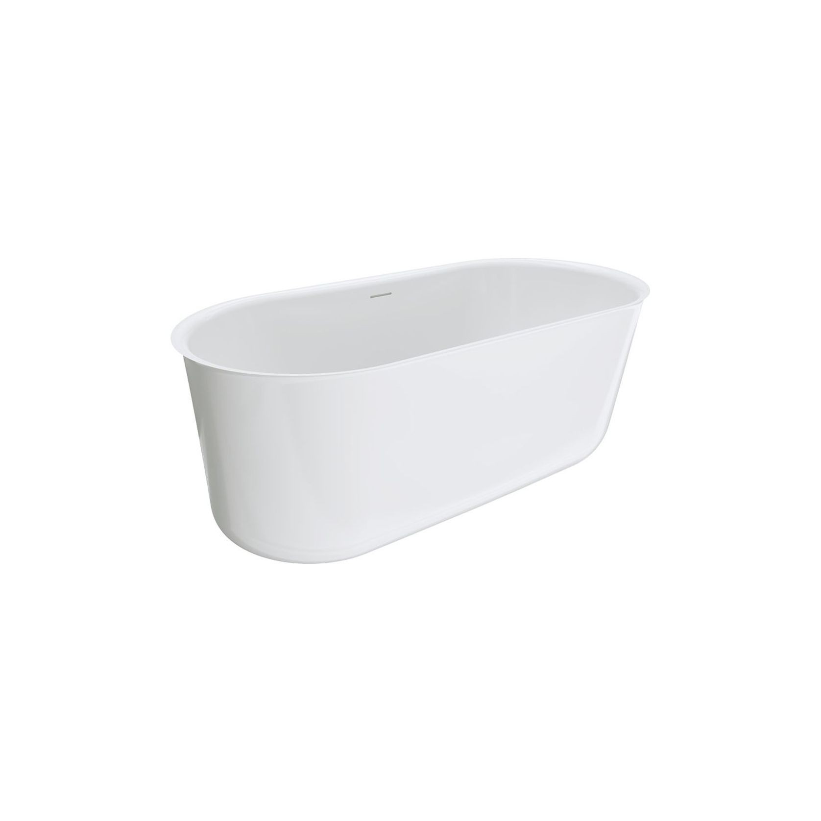 Windsor Freestanding Acrylic Bath with Overflow gallery detail image