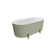 Aluca Freestanding with Legs, 1500mm Olive gallery detail image