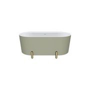 Aluca Freestanding with Legs, 1500mm Olive gallery detail image