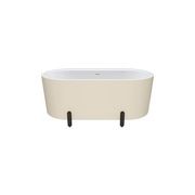 Aluca Freestanding with Legs, 1500mm Matte Khaki gallery detail image