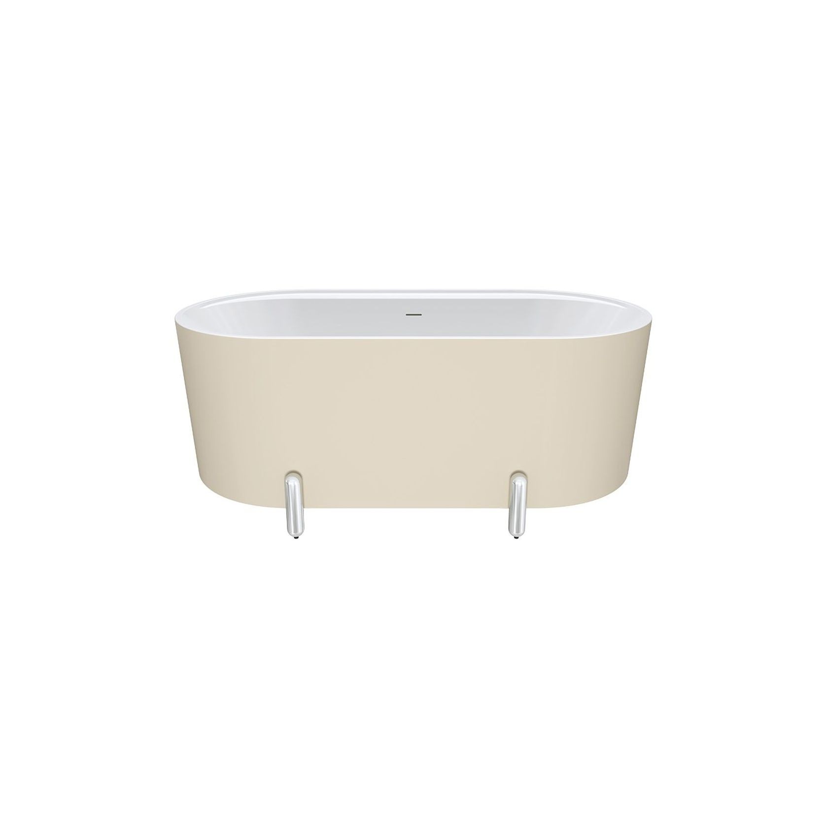 Aluca Freestanding with Legs, 1500mm Matte Khaki gallery detail image