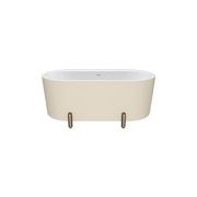 Aluca Freestanding with Legs, 1500mm Matte Khaki gallery detail image